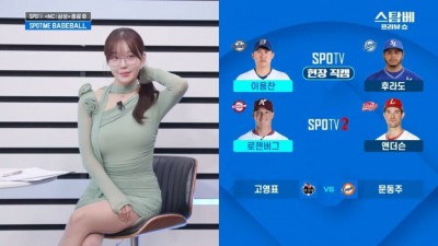 SPOTV 김윤희 아나운서 섹시의상 모음