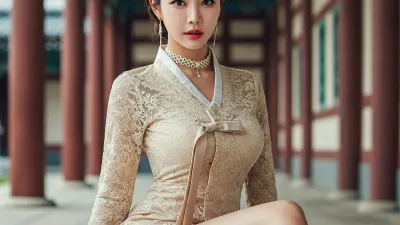 제미니에게 한복 입은 한국인 여성 뽑아달라고 해봄