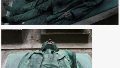 죽어서도 능욕(?) 당하는 남자