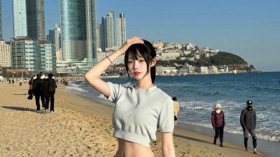 해운대에서 목격된 몸매 뒤지는 여성분