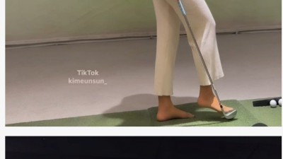 피지컬 뒤진다는 여자 골프 선수 ㄷㄷ